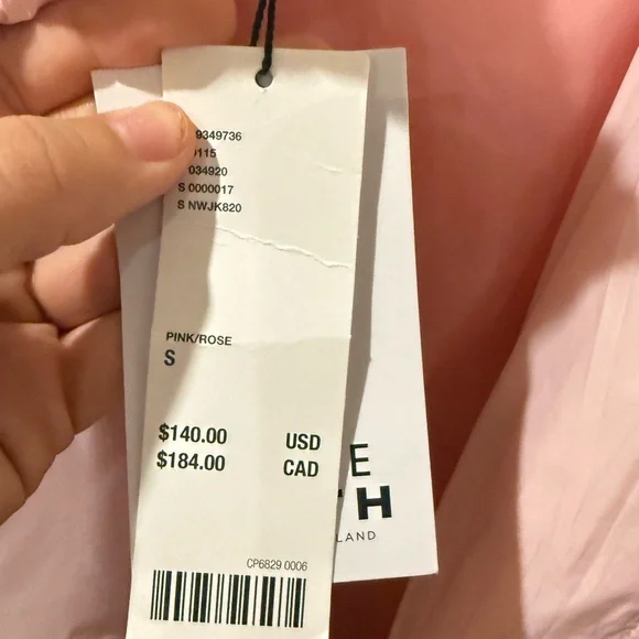 NATIVE YOUTH Two-Tone Pink Puffer Jacket - Picture 4 of 4